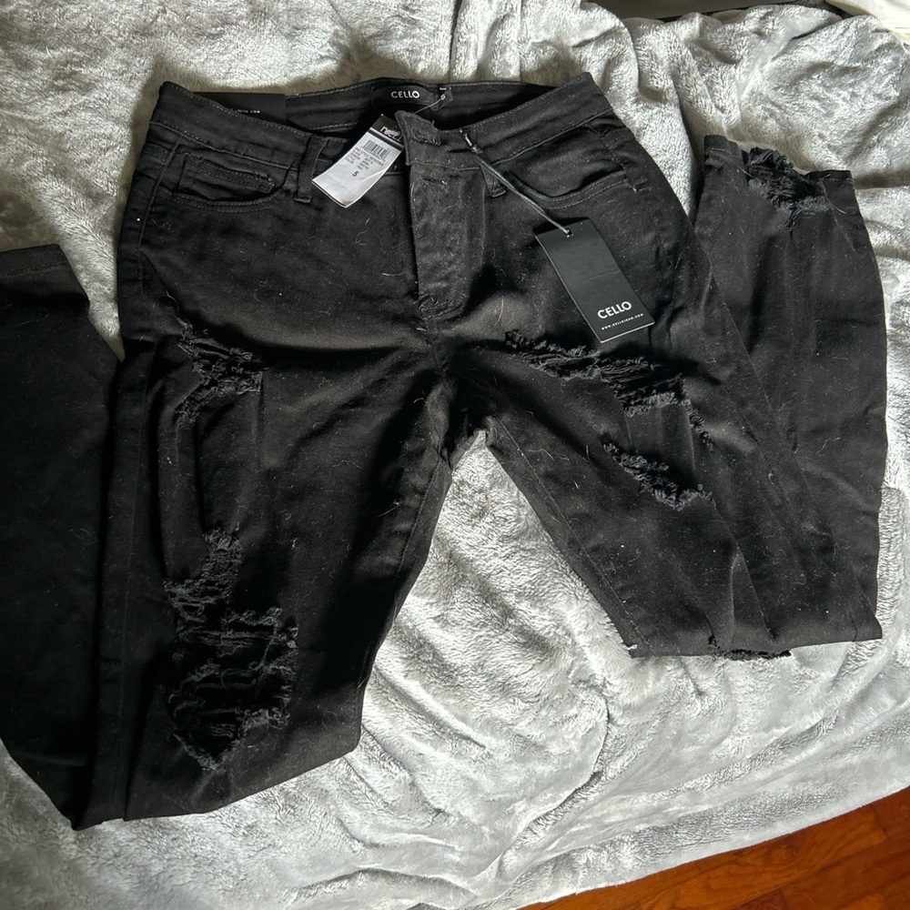 black skinny jeans